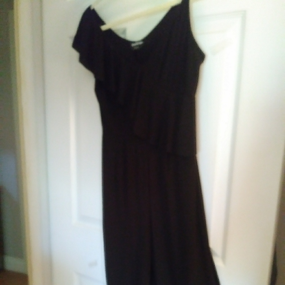 Bebe Sexy Black Petite Jumpsuit